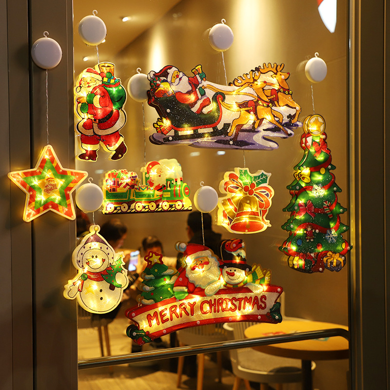 【聖誕節早鳥價】- LED創意聖誕櫥窗裝飾掛燈